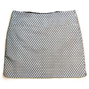 S.C.&CO Black White Geometric Print Skort Size XL Built-In Shorts
